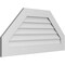 Ekena Millwork Octagonal Top Surface Mount PVC Gable Vent w/ 3-1/2"W x 1"P Standard Frame, 42"W x 20"H GVPOT42X2001SN - alternate 3